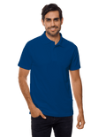 Camiseta Tipo Polo Dry Fit  Caballero Blue And Withe